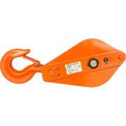 Блок монтажный однорольный с  крюком TOR HQG(L) K1-5,0 т с откидной щекой (S)