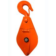 Блок монтажный однорольный с  крюком TOR HQG(L) K1-2,0 т с откидной щекой (G)