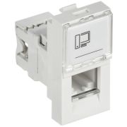 Розетка компьютерная 1-м 1мод. RJ45 кат.5E UTP механизм PRIMER IEK CKK-40D-RI1-K01