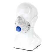 Полумаска фильтрующая (респиратор) c угольным слоем, с клапаном выдоха, FFP1, 10 шт Сибртех