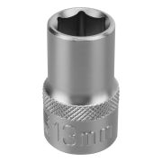 Головка торцевая, 13 мм, шестигранная, CrV, под квадрат 1/2 Stels