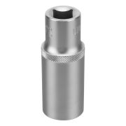 Головка торцевая удлиненная, 22 мм, шестигранная, CrV, под квадрат 1/2 Stels