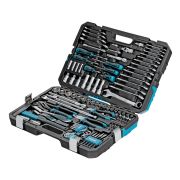 Набор инструментов, 1/4«, 1/2», CrV, 120 зубьев, 115 предметов Gross