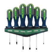 Набор отверток, CrV, трехкомпонентные рукоятки, 6 предметов Сибртех
