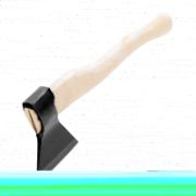 Топор кованый, в сборе, 1100/1500 г, деревянное топорище, 500 мм, Б,