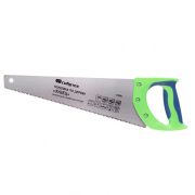 Ножовка по дереву «Зубец», 350 мм, 7-8 TPI, каленый зуб 2D, двухкомпонентная рукоятка Сибртех