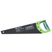 Ножовка по дереву «Зубец», 400 мм, 7-8 TPI, каленый зуб 2D, защитное покрытие, двухкомпонентная рукоятка Сибртех