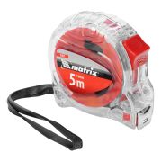 Рулетка Crystal,5 м х 19 мм,корпус из поликарбоната Matrix