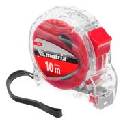 Рулетка Crystal,10 м х 25 мм,корпус из поликарбоната Matrix