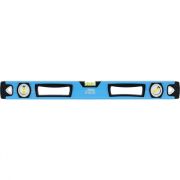 Уровень алюминиевый, двуручный, 1000 мм, профиль 1,6 мм, фрезеров, ударопрочные заглушки, 3 глазка Барс