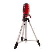 Лазерный уровень ML01T, дальность 10 м, точность ± 0,5 мм, / 1 м, длина волны 650 нм, проекция 1 вертикальная 1 горизонтальная плоскость, резьба под штатив 5/8