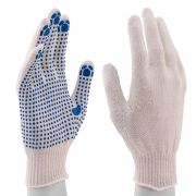 Перчатки х/б, ПВХ покрытие, «Точка», 10 класс