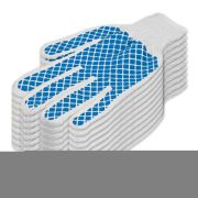 Перчатки х/б, ПВХ покрытие, «Шахматный облив», 5 пар в упаковке, 10 класс