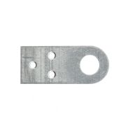 Проушина прямая, 2 мм, 70 х 30 мм, цинк Сибртех