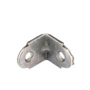 Уголок мебельный усиленный, 2 мм, 20 х 20 х 16 мм, цинк Сибртех