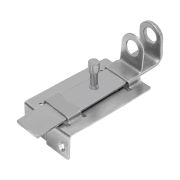 Задвижка дверная ЗД-04, цинк, (Металлист)