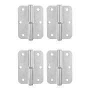 Петля накладная ПН1-85 левая, цинк, 4 шт, (Металлист)