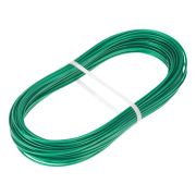 Трос металлополимерный зеленый ПР-2.0, толщина 2.0 мм, моток 20 метров Сибртех