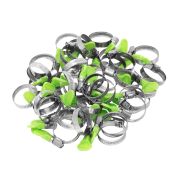 Хомуты металлические элемент крепления с формой ключа 25-40 мм, 50 штук в упаковке Сибртех