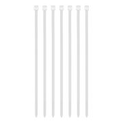 Хомуты, 200 x 4.8 мм, пластиковые, белые, 100 шт Сибртех