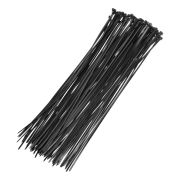 Хомуты, 370 x 3.6 мм, пластиковые, черные, 100 шт Сибртех