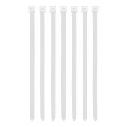 Хомуты, 200 х 8 мм, пластиковые, белые, 100 шт Сибртех