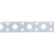 Лента перфорированная, вентиляционная, прямая, 0.55 мм, LP V, 1.7 см х 25 м, цинк Сибртех