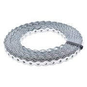 Лента перфорированная вентиляционная, «волна», 0.55 мм, LP VLN 1.2 см х 25 м, цинк Сибртех