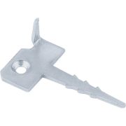 Крепление террасной доски Ключ (Кляммер) 2 мм, 60мм х 30 мм, цинк Сибртех