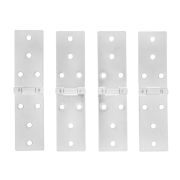 Петля карточная, 140 х 34 мм, цинк, 4 шт, (Металлист)