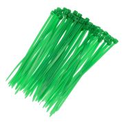 Хомуты, 100 x 2.5 мм, пластиковые, зеленые, 100 шт Сибртех