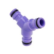 Тройник для разветвления или соединения, штуцерный, пластмассовый Palisad