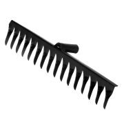 Грабли стальные, 420 мм, 16 витых зубьев, без черенка, Сибртех