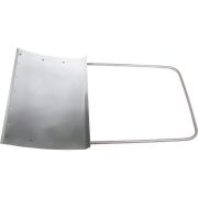 Движок для уборки снега алюминиевый, 755 х 505 х 1240 мм, стальная рукоятка, Сибртех