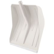 Лопата для уборки снега пластиковая, белая, 420 х 425 мм, без черенка, Сибртех