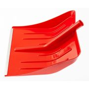 Лопата для уборки снега пластиковая, красная, 400 х 420 мм, без черенка, Сибртех