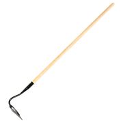 Мотыга стальная усиленная, 170 х 60 х 1430 мм, деревянный черенок, Сибртех