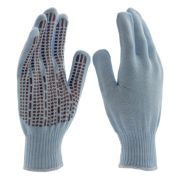 Перчатки трикотажные, акрил, ПВХ гель, «Протектор», цвет зенит, оверлок Сибртех