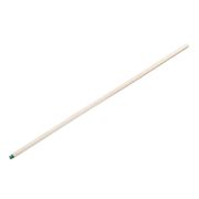 Черенок деревянный, 25 х 1200 мм, высший сорт, пластиковая резьба (подходит для метел, щеток)