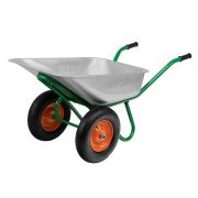 Тачка садово-строительная, 2-х колесная, усиленная, грузоподъемность 320 кг, объем 90 л Palisad