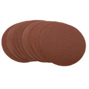 Круг абразивный на ворсовой подложке под «липучку», P 100, 125 мм, 10 шт Matrix