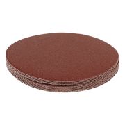 Круг абразивный на ворсовой подложке под «липучку», P 180, 125 мм, 10 шт Matrix