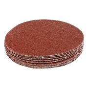 Круг абразивный на ворсовой подложке под «липучку», P 24, 125 мм, 10 шт Matrix