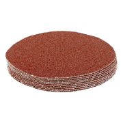 Круг абразивный на ворсовой подложке под «липучку», P 36, 125 мм, 10 шт Matrix