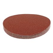 Круг абразивный на ворсовой подложке под «липучку», P 80, 115 мм, 10 шт Matrix