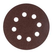 Круг абразивный на ворсовой подложке под «липучку», перфорированный, P 60, 125 мм, 5 шт Сибртех