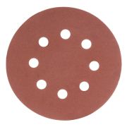 Круг абразивный на ворсовой подложке под «липучку», перфорированный, P 500, 125 мм, 5 шт Matrix