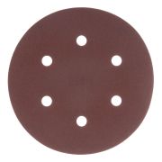 Круг абразивный на ворсовой подложке под «липучку», перфорированный, P 120, 150 мм, 5 шт Matrix
