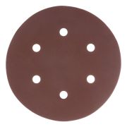 Круг абразивный на ворсовой подложке под «липучку», перфорированный, P 320, 150 мм, 5 шт Matrix