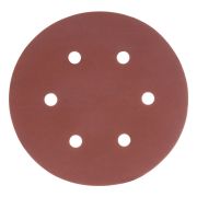 Круг абразивный на ворсовой подложке под «липучку», перфорированный, P 600, 150 мм, 5 шт Matrix